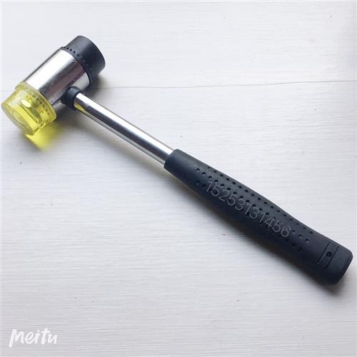 不锈钢安装锤活头压力条橡胶皮革锤断桥铝合金塑钢门窗加工工具配