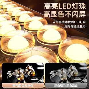 拍照珠宝饰品台静物led摄影棚小型产品拍摄箱打旬补光灯摄影庚山