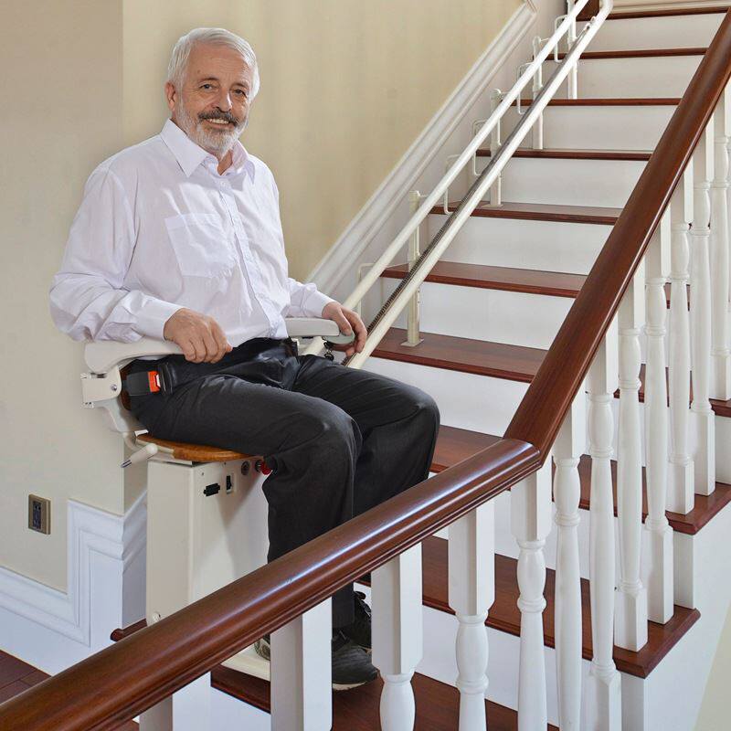 2v06蒂奥曲线座椅电梯 家用别墅电梯 老人无障碍升降机小型扶手爬