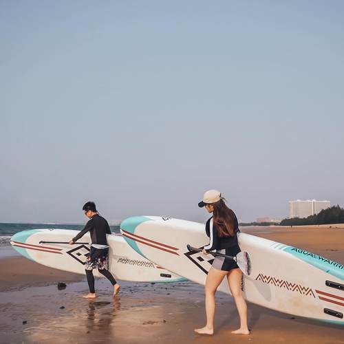 AW中桨爆款双层亲子桨板全能板初学者浆板充气冲浪板休闲桨板