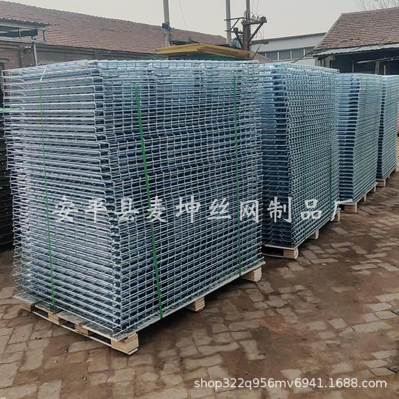 镀锌货架钢层网加强筋承重铁丝网片折弯仓库重型层板托盘网片网板