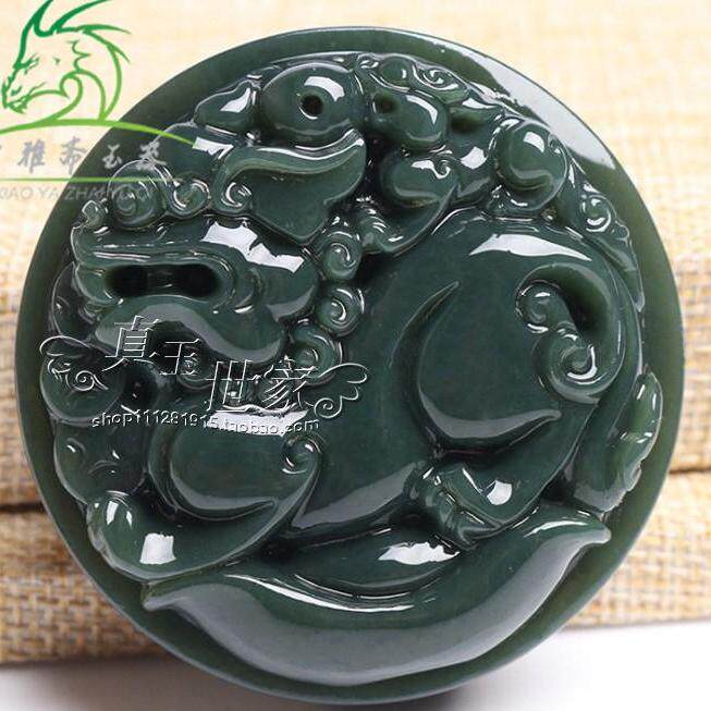 精品和田玉貔貅腰扣男款腰佩平安护身玉石饰品老虎皮带扣玉石挂件