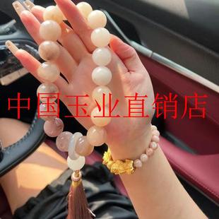 余太翠手持芋泥波波紫罗兰女款温柔旗袍汉服百搭配饰品渐变色手串