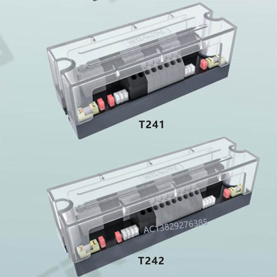 胜蓝SIRON输入输出双极性4 6 8位弹片式端子台T240-1/T241/T242