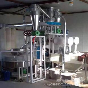 漯河面粉机械厂 2024新款自动脱皮去皮杂粮 SM100 石磨面粉机