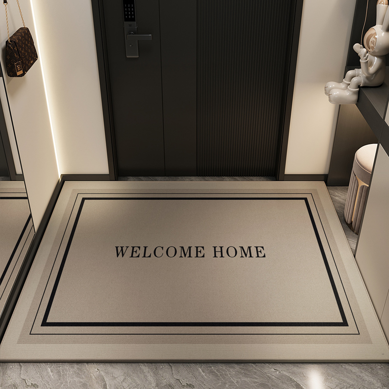 现代简约入户地垫家用进门耐脏防滑地毯室内外门口脚垫可裁剪门垫