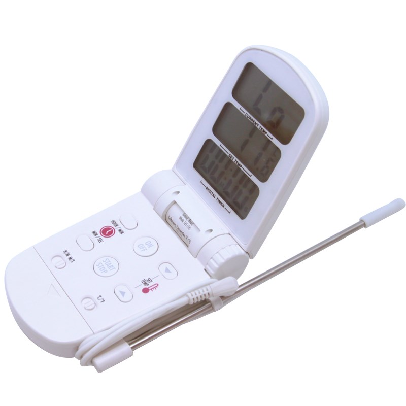 三印厨房烘焙烤箱专n用电子数显温度计探针式高精度耐高温温度计