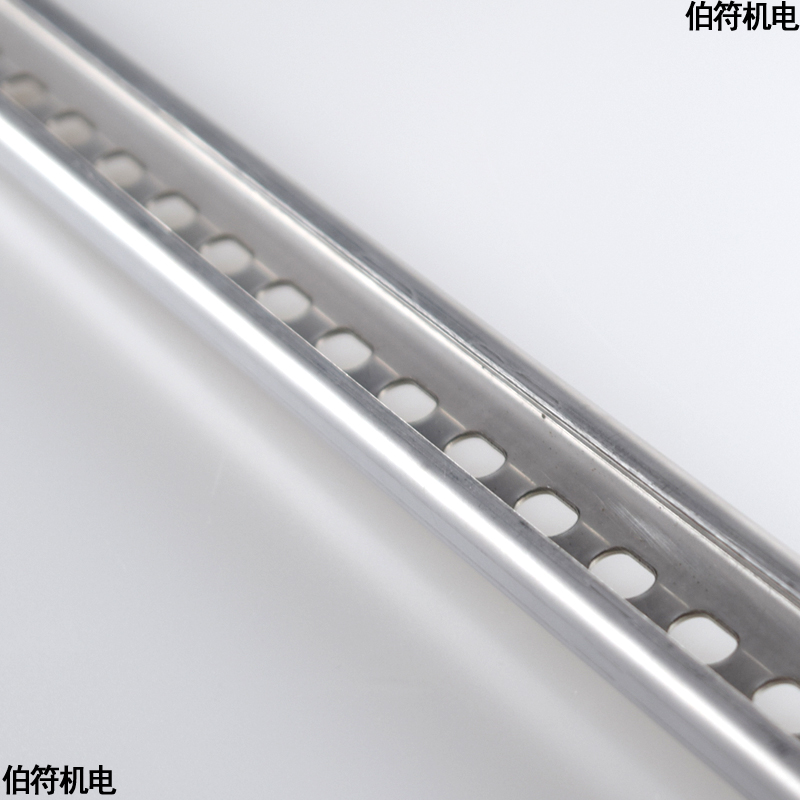 不锈钢C型轨道NS15/30SS/1.5/1M配套BK/UB金属电缆夹平.行安装导