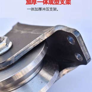 V型角铁轮v槽三角铁滑轮重型加厚推拉门移门轨道轮电动门轮子