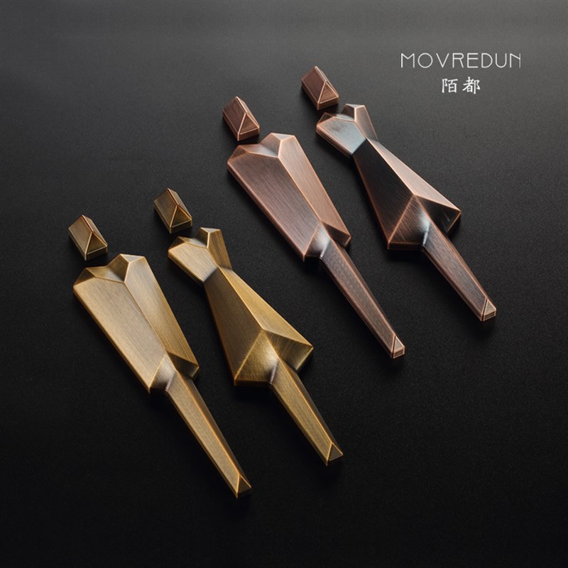 高档男女厕所标牌金属wc牌酒店卫生间标识牌餐厅洗x手间指示牌公