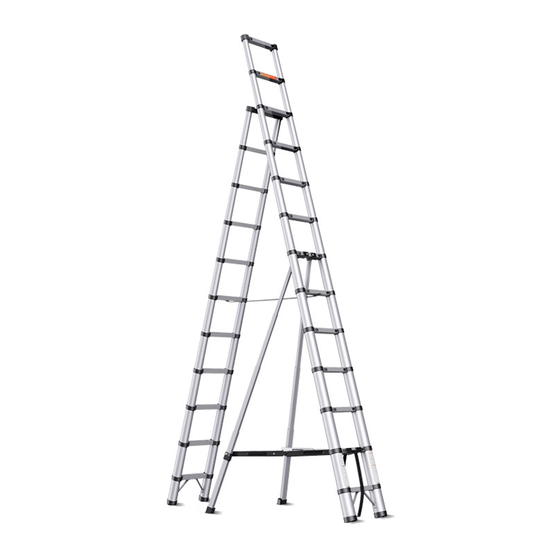 别墅高梯子家用铝合金折叠人字梯长梯5米6米伸缩梯工程专用升降梯