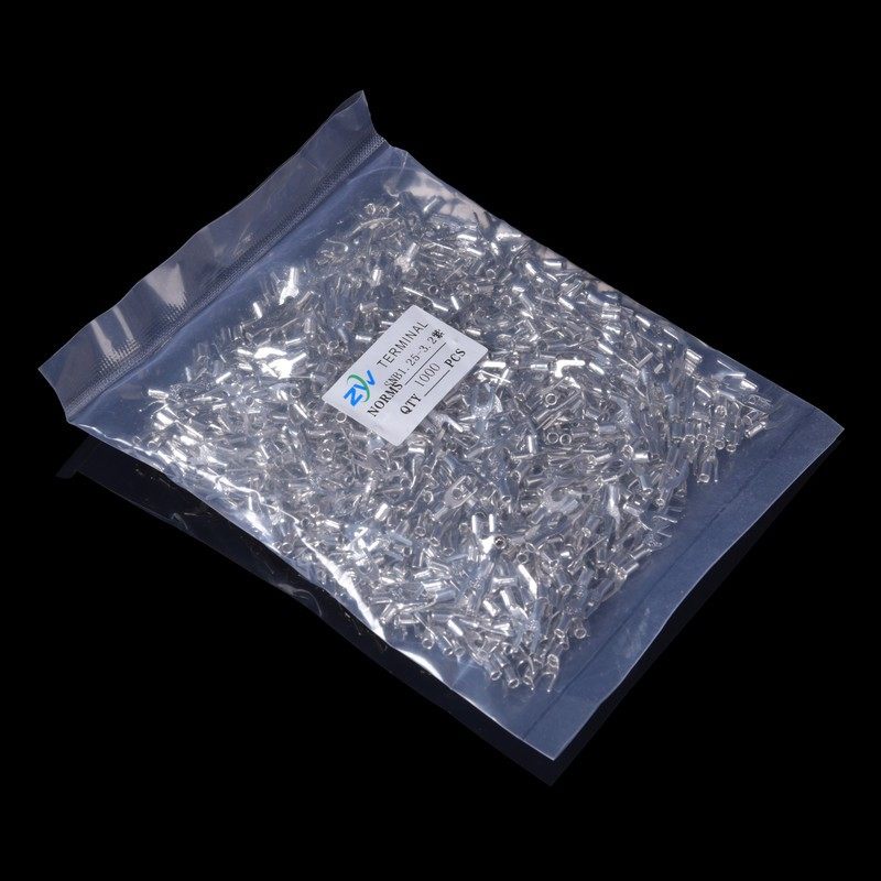 紫铜焊口SNB1.25-3(3.2) 叉型裸端头U型叉形冷压接线端子 厚0.6