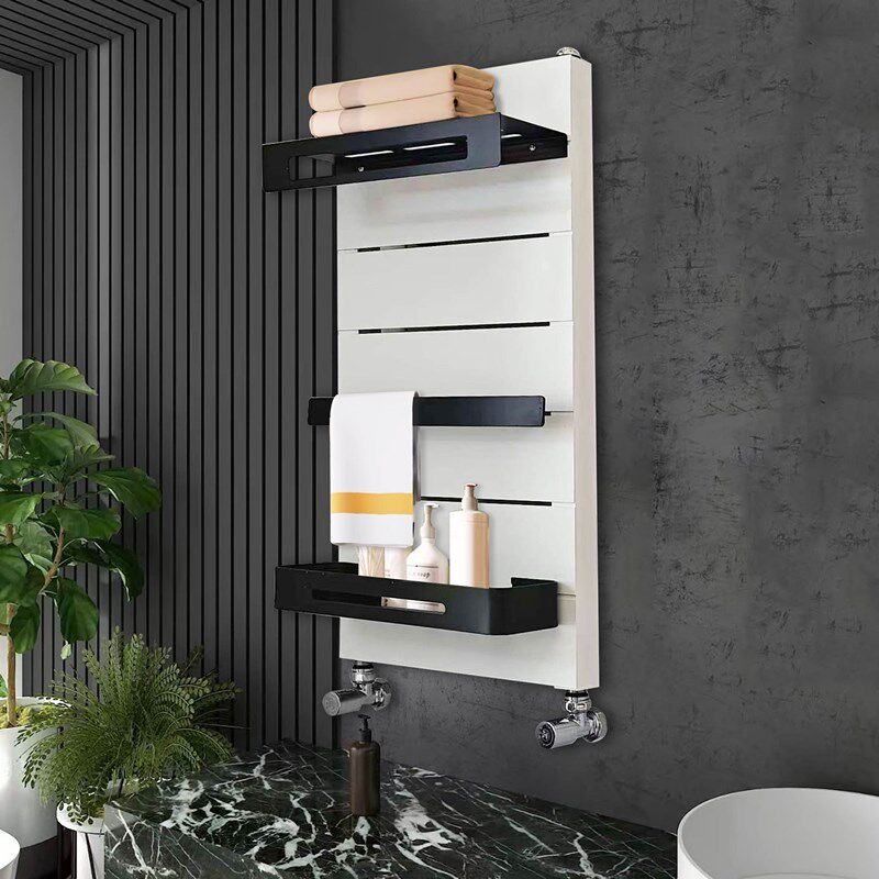 铜铝复合小背篓暖气片家用集中供暖明装暖气壁挂卫生间暖气毛巾架