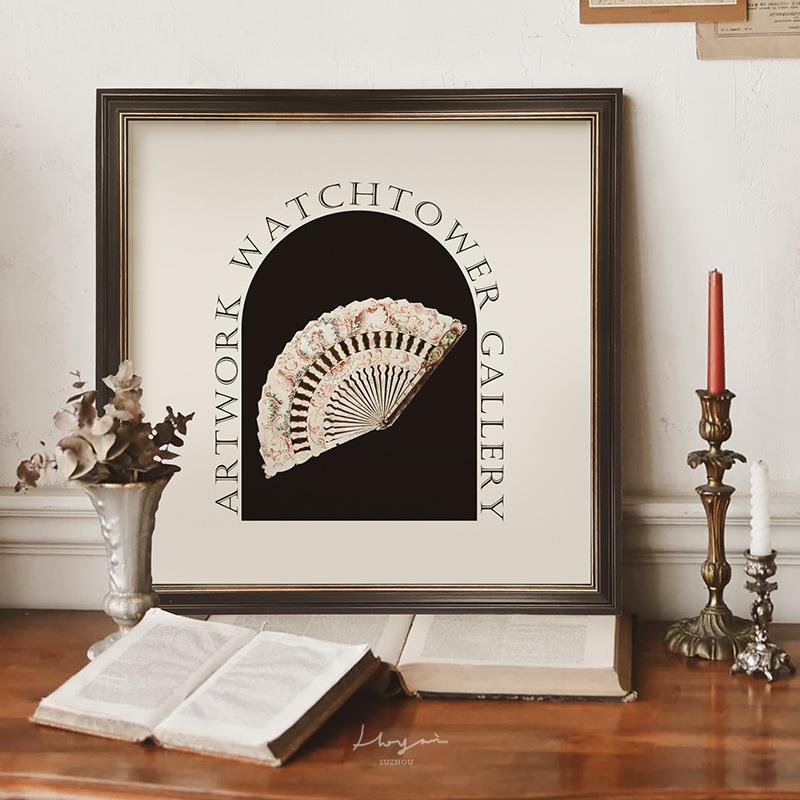 PK7J【蔷薇】法式轻奢挂画小众艺术装饰画美式复古客厅卧室餐