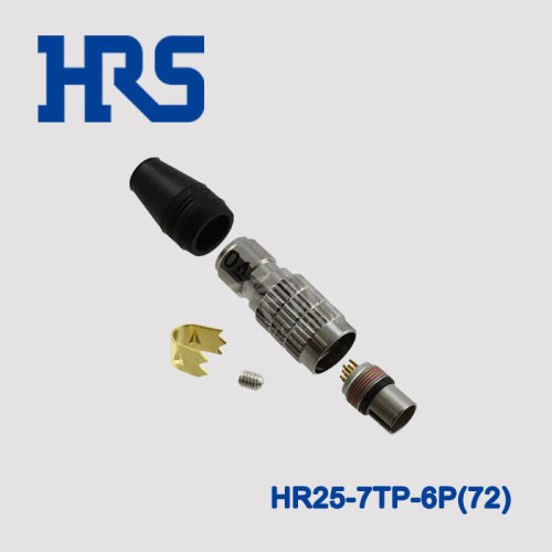 广濑HRS微型圆形连接器6芯