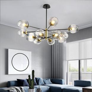 北欧风格 灯具客厅灯分子后现代简约大气卧室家用树枝创意餐厅吊灯
