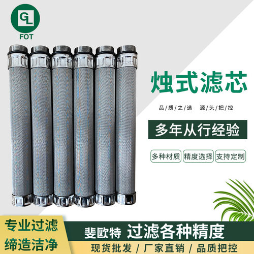 船舶不锈钢烧结烛式自清洗滤芯