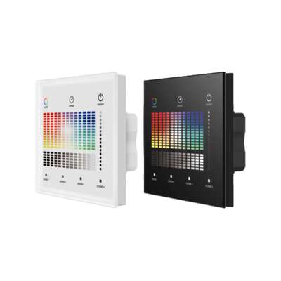 DT6 DT8调光调色 RGB 控制器 Dali主控智能触摸钢化玻璃面板TD3-S