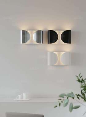 意大利foglio壁灯轻奢极简高级法式客厅走廊过道楼梯卧室床头壁灯