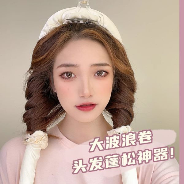 高档不伤发大号大波浪器定型刘海卷发筒懒人头发卷发神器海绵睡觉