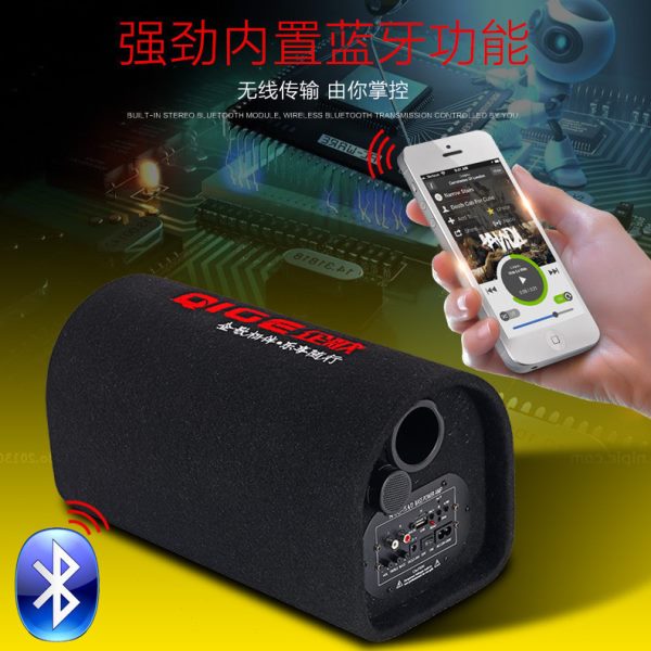 高档货手机无线蓝牙音箱车载低音炮12v专用音响汽车超大音量24v重