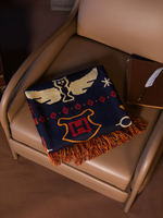 Harry Potter Warner Bros. official vintage knitted blanket, sofa blanket, warm blanket, couple and student gifts thumbnail 4
