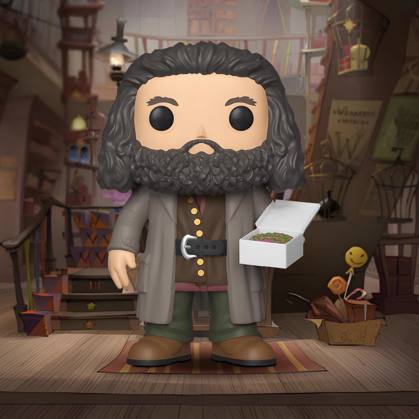 哈利波特正版周边海格与蛋糕手办公仔摆件场景潮玩收藏模型礼物