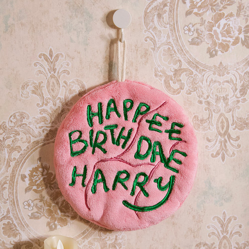 哈利波特正版周边海格蛋糕卡通毛绒擦手巾洗脸巾可挂式加厚吸水