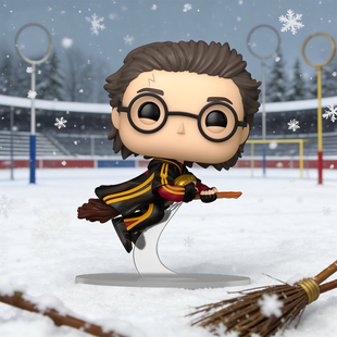 哈利波特Pop手办哈利魁地奇公仔摆件场景潮玩收藏模型节日礼物