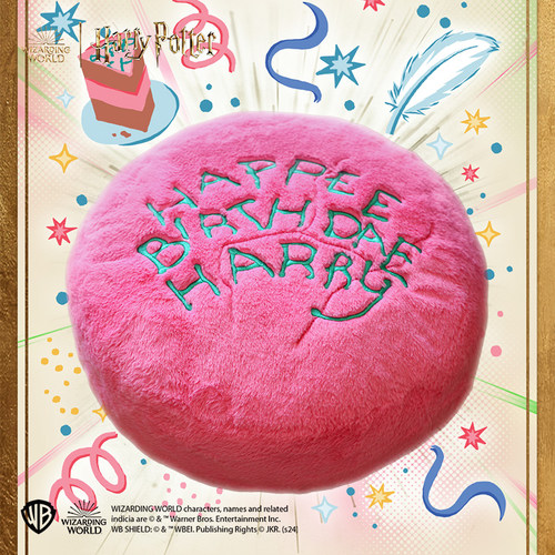 哈利波特正版周边海格蛋糕斜挎包挂件手机背夹抱枕毛绒冰箱贴礼物