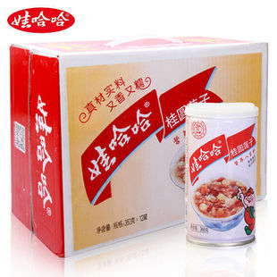 整箱 12罐官方正品 360g 国货娃哈哈桂圆莲子八宝粥营养速食粥280g