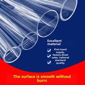 亚克力管高透明有机玻璃管透明亚克力管加工定制3 1500mm完整尺寸