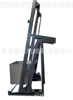 固体残渣单斗提NVU升 机 不装锈钢化上肥翻斗上料机粉体颗粒罐料