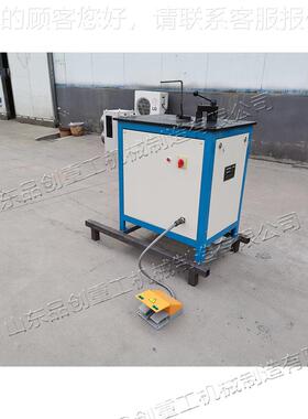 全自铁艺卷花弯机 方管花方管动折弯PC-whj45一体机 圆380V圆管扁