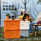 新款 工业风户外露营加厚收纳箱大容量车载后备箱家用野营整理箱