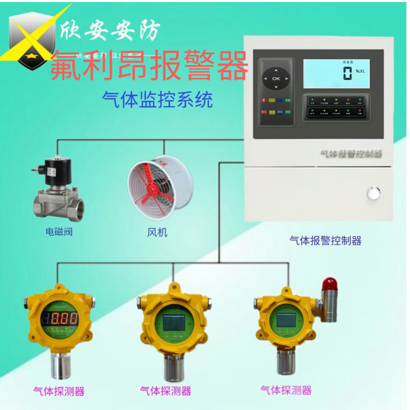 制冷剂冷媒气体检测仪氟利昂有毒探测器氟利昂气体报警器