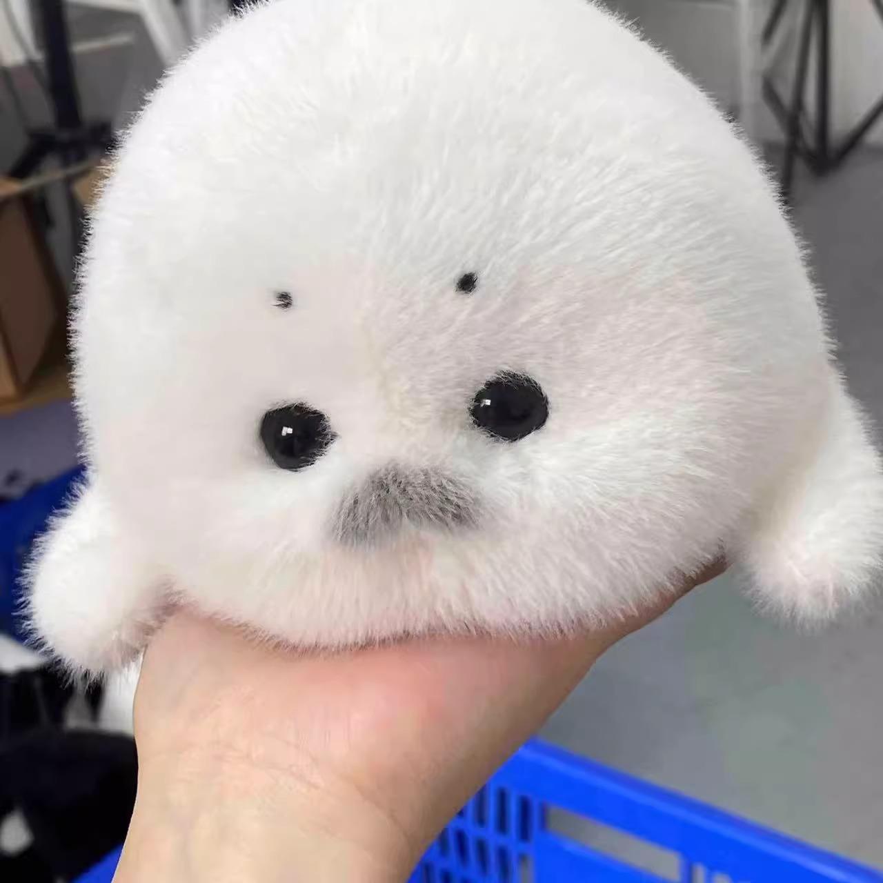 【官方正品】超萌海豹玩偶大号