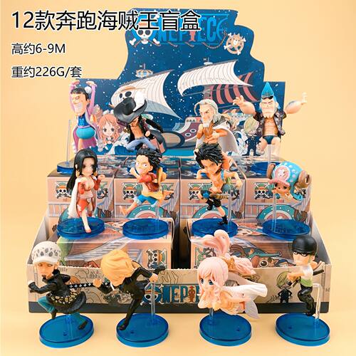 现货海贼王盲盒手办路飞索隆Q版手办摆件生日礼物儿童生日送礼