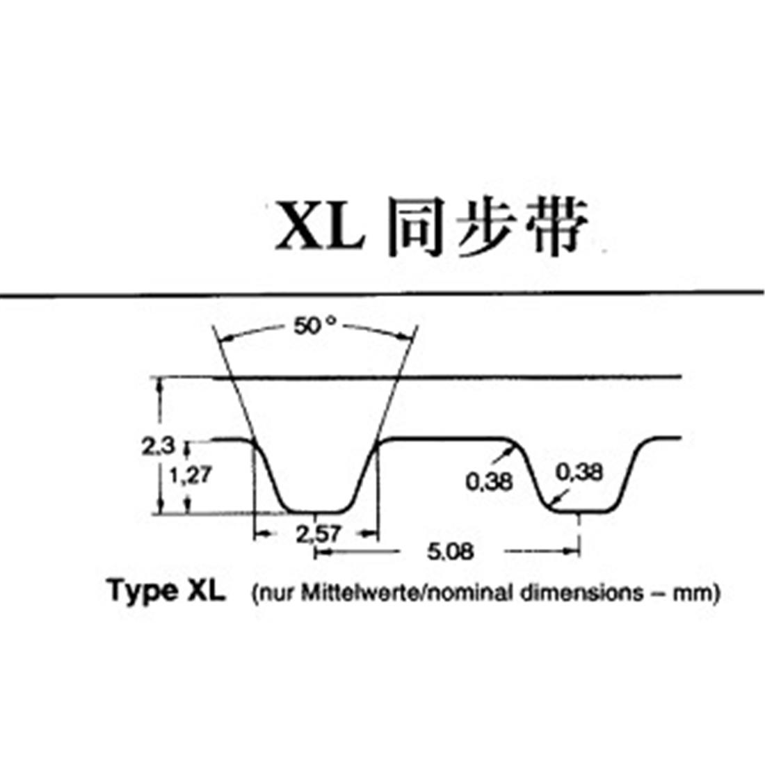 传动带/齿型带/同步带XL型/200MM