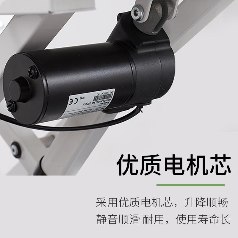 智静音站电动升降桌台桌面上桌立式办公升降电脑桌办公265能写字