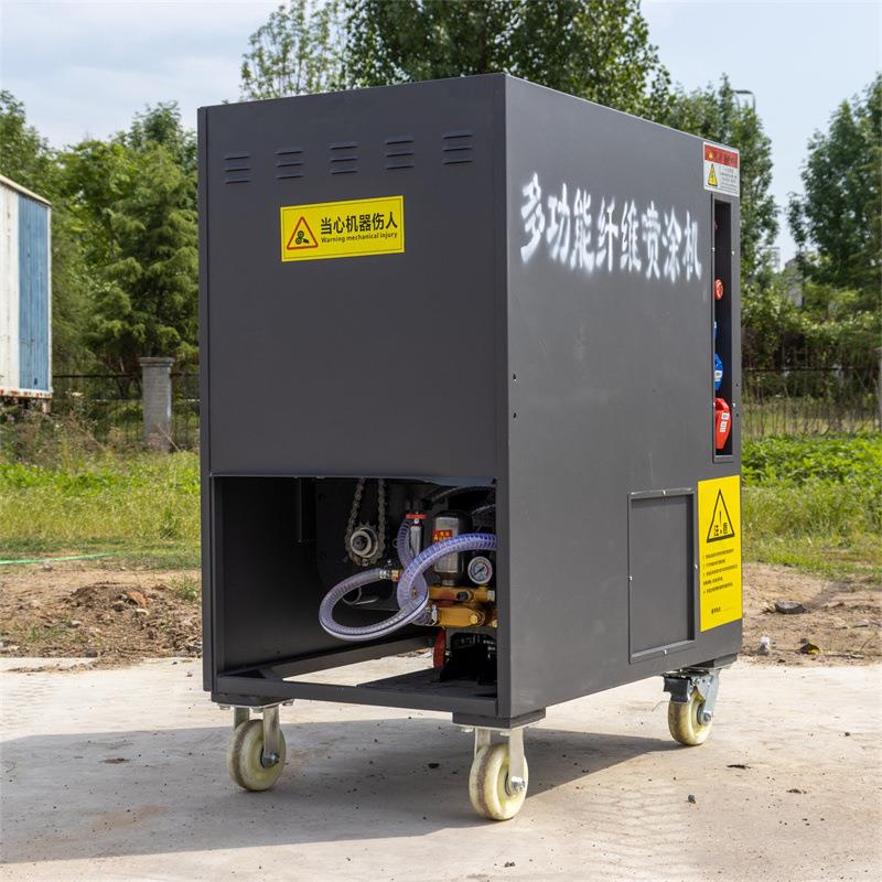 工厂供CNC-0CNC-300300型纤维喷涂机价格 建筑直温隔热无气喷涂机