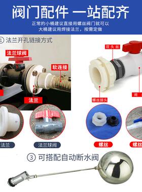 塑料水塔e水p加1箱0吨储水罐滚塑立厚式白色水塔FQF储水罐2吨蓄水