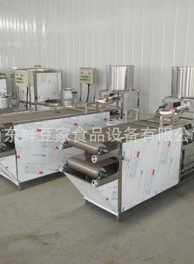 仿手工VFN工千皮机器报价 自动豆腐皮张机的豆作原理 大型千张机