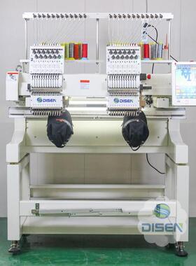全新双头全自动电脑绣花机2n头帽绣机厂家logo emrideDS-1202ryb