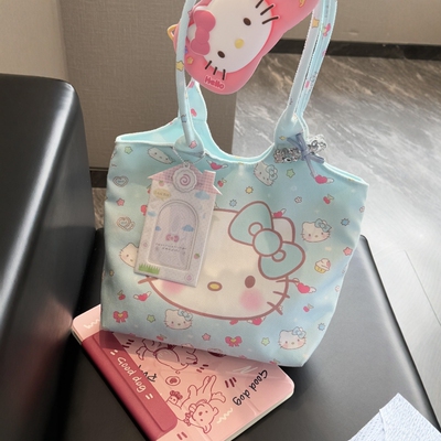 哈喽kt包包女款手提包单肩包通勤包出门上班杂物小拎包2025新款