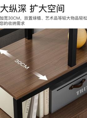 办公室铁艺置物纳架多层G552收架客玄关隔厅沙发后断靠墙北欧书架