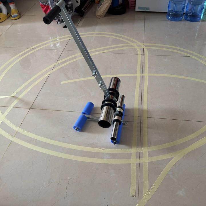 胶带划线机地坪划线器篮球场画圆套件羽毛球场划线器美纹纸贴纸机