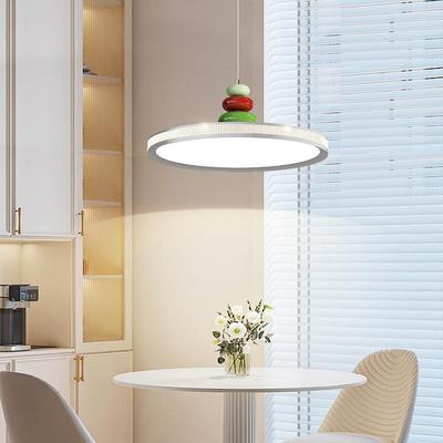 餐厅吊灯2025新款简约现代艺术吧台飞碟吊灯餐桌家用高级感奶油风
