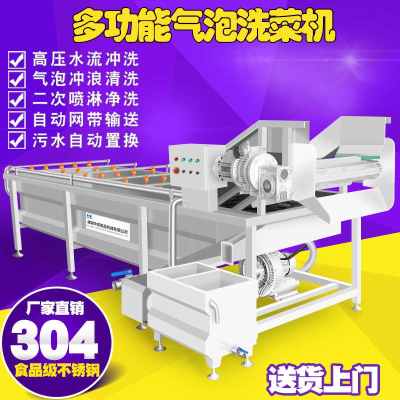 设备厂家藤三七清洗机 大头菜清洗设备 不锈钢喷淋蒜薹清洗机