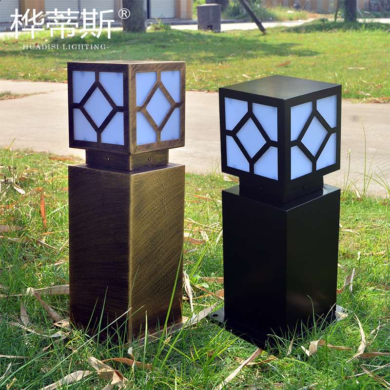 桦蒂斯户外庭院灯草坪灯室外led防水灯简约公园灯花园别墅柱灯